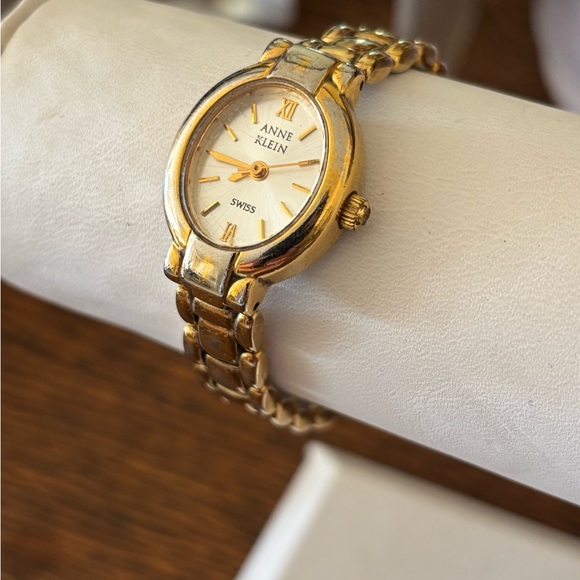Anne Klein Accessories - Anne Klein Gold and White Women's Watch